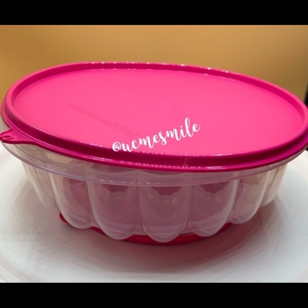 Tupperware Jello Jel-Ring Mold in Pink